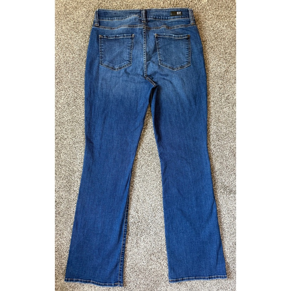 KUT from the Kloth Natalie Bootcut Jeans Womens 12 High Rise Fab Ab Medium Wash - Picture 2 of 9
